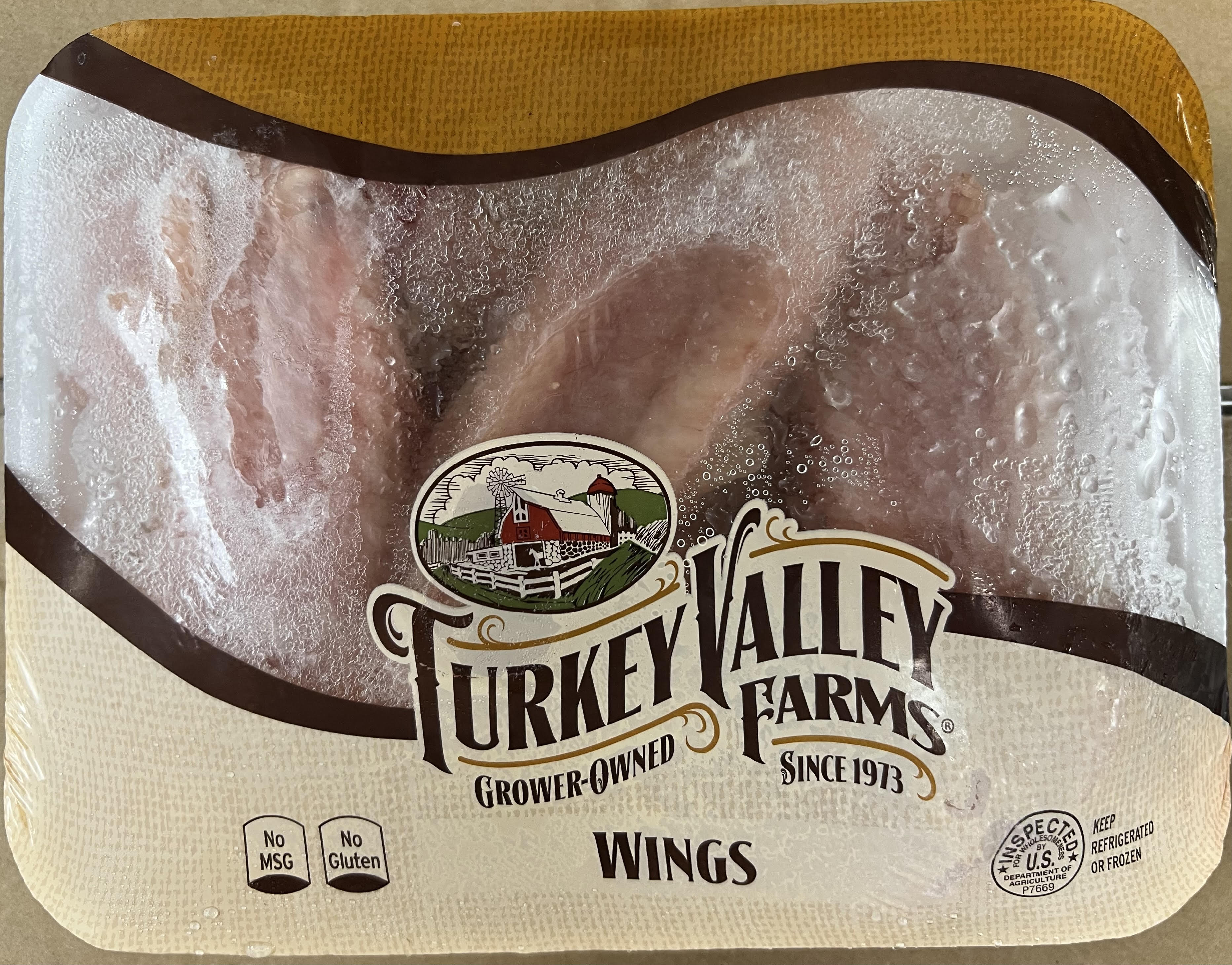 Turkey Wings Frozen - 1 Kg — Martking